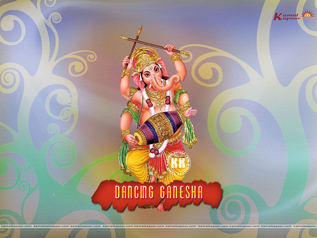 Dancing Ganesha Wallpaper